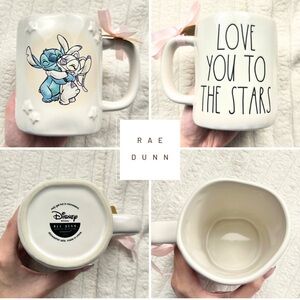 Rae Dunn Disney Stitch Angel Mug
